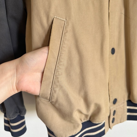 Ecko Unlimited Varsity Bomber Jacket 100% Cotton Canva Patched L Vintage USA - Picture 6 of 15